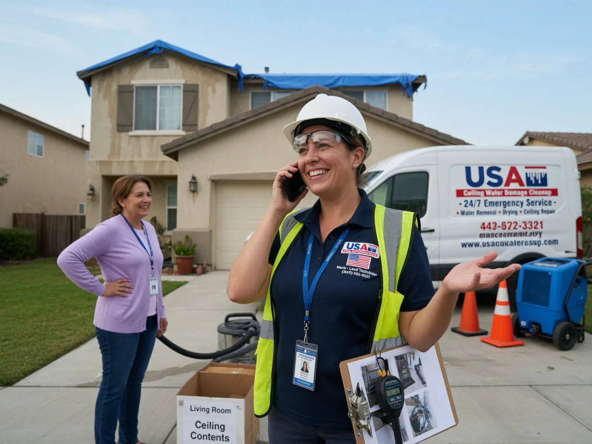 Ceiling Water Damage Restoration Noble, LA FAQs
